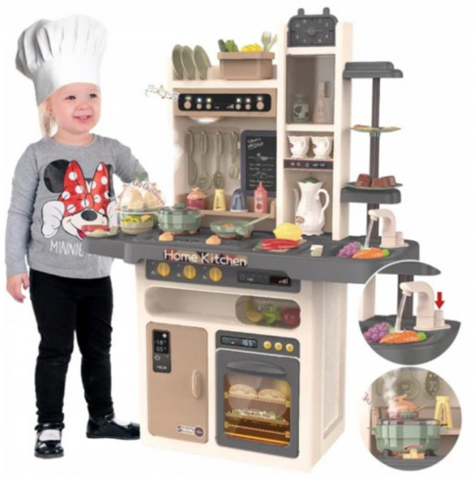 Кухня ігрова Limo Toy з водою паром світлом звуками 65 предметів (889-211) Чернигов - изображение 2