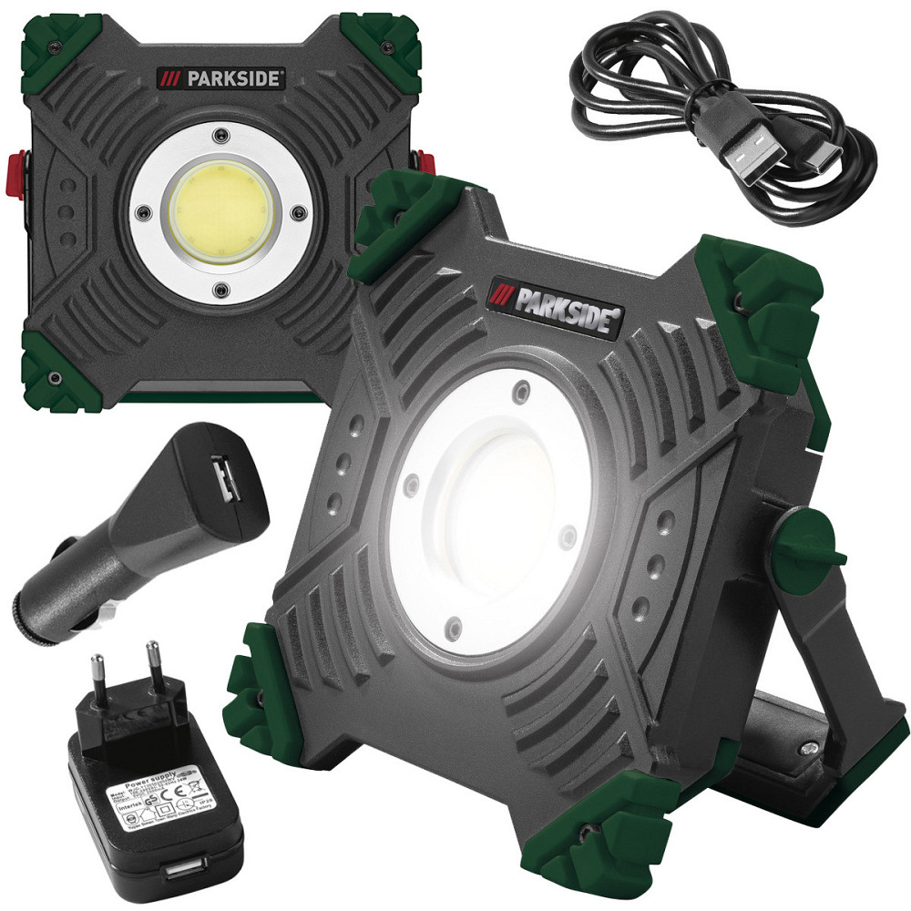 Аккумуляторный светодиодный прожектор 2000 люмен Powerbank Parkside (PAAL 6000 D1) Нововолынск - изображение 1