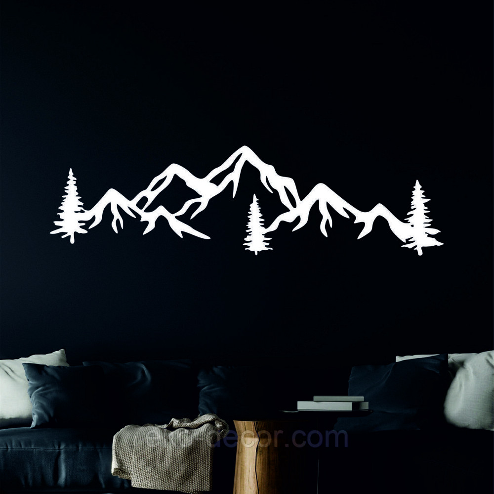 Декоративное настенное Панно «Гори», Декор на стену 70*19 см, Белый Киев - изображение 4