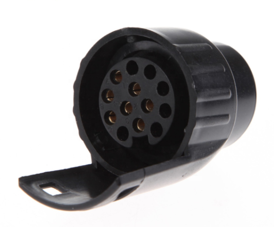 Переходник с 7-контактной розетки автомобиля на 13-контактный штекер прицепа, адаптер фаркопа Киев