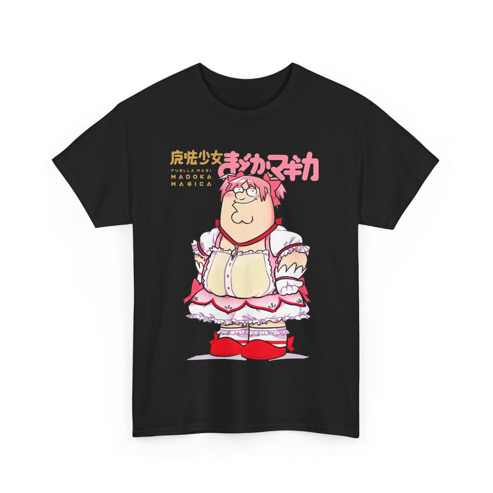 Футболка для хлопчика з аніме принтом Мадока Магіка Гріеф Сеед оверсайз (зріст від 165 до 180) Чорний AnimeJ0002m Дніпро - фото 4