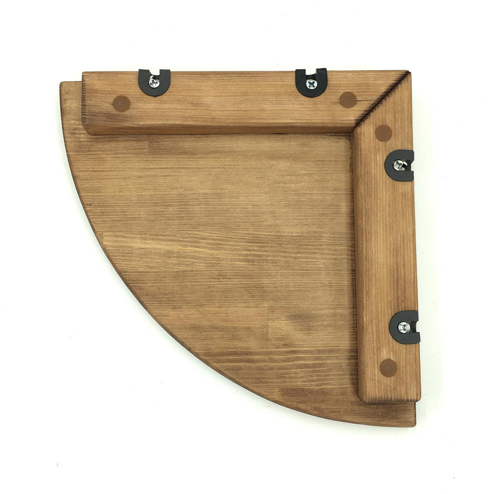 Кутова настінна полиця "Кабарет 30" сієна Миколаїв - фото 6