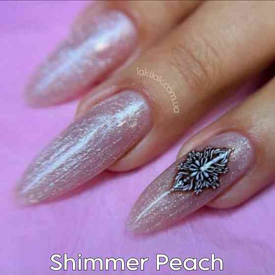 Гель для нарощення нігтів Польща Shimmer Peach 30мл Херсон