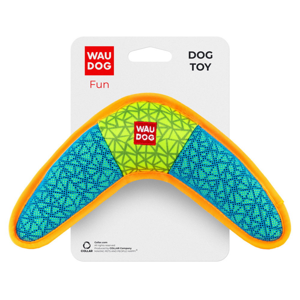 Іграшка для собак WAUDOG Fun, "Бумеранг",Ш 24 см, Д 14 см блакитний Київ - фото 1