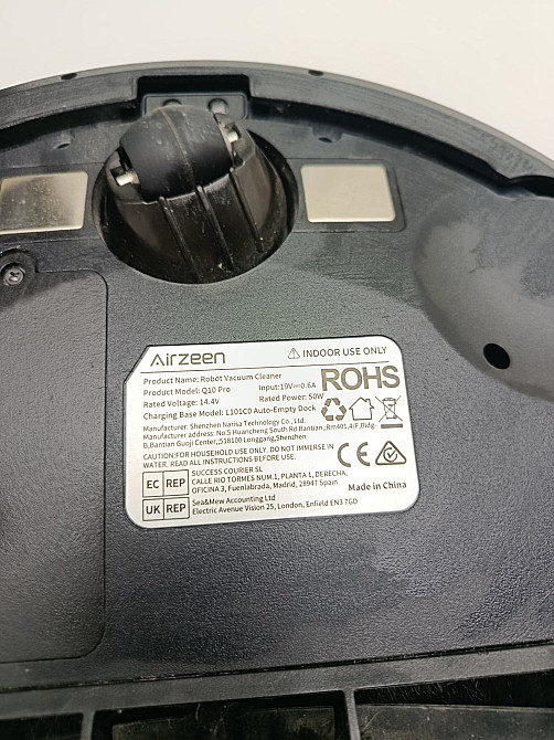 Робот-пилосос Airzeen Q10 Pro із базою для самоочищення (товар вживаний) Луцьк - фото 4