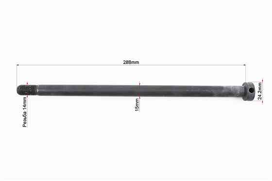 BOXER BM/ВМX 150cc Вісь заднього колеса d15mm; L288mm "PF131245" Київ