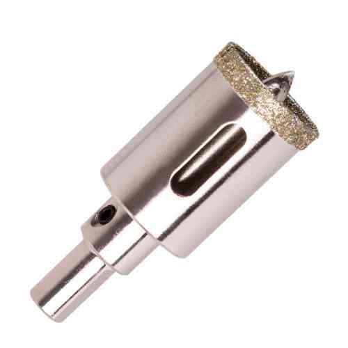 Свердло корончате алмазне по склу та кераміці 28мм з центрувальним свердлом Alloid Одеса