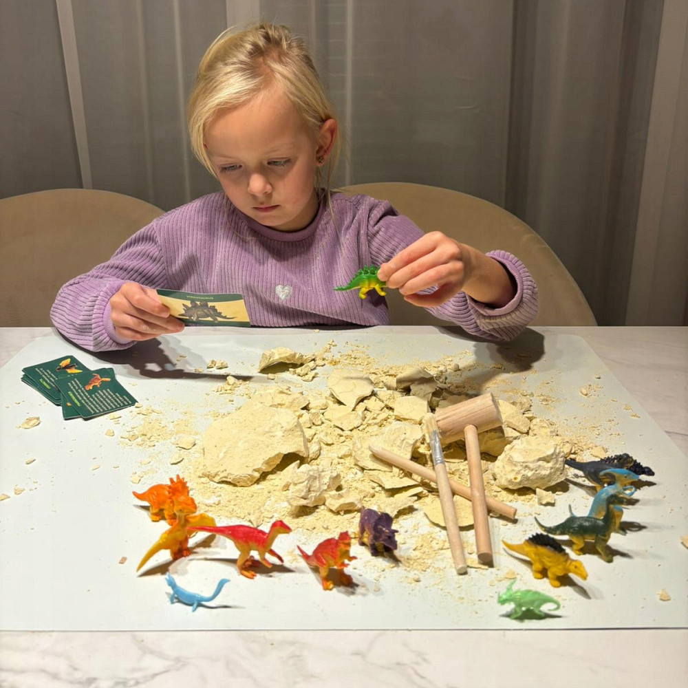 Набор для раскопки яйцо динозавра 12 шт Kruzzel (24981) Нововолынск - изображение 10