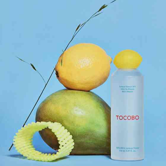 Лимонный тонер с кислотами AHA BHA Lemon Toner Tocobo 150 мл Киев