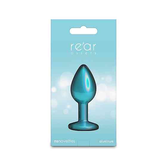 Анальна пробка NS Novelties Rear Assets - Iridescent Teal - Small - Teal Sex Aura Київ