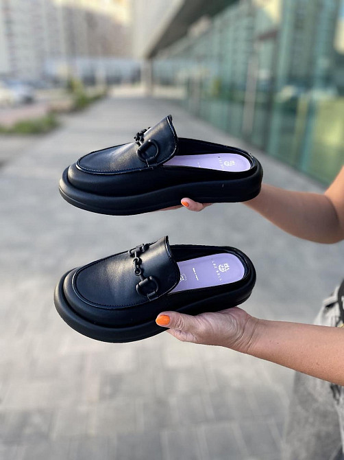 ALEX BELL Шльопанці жіночі ALEX BELL 900K-2-22AP чорні (літо, шкіра натуральна) (5066) 36-40 Коломия - фото 2