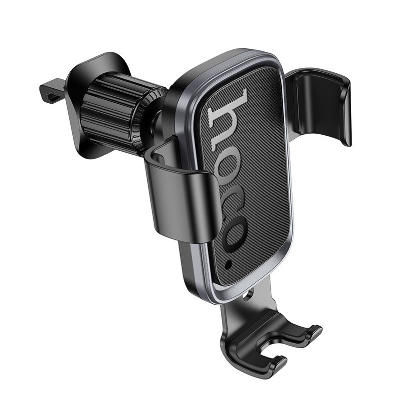 Автотримач для телефона HOCO H80 Vista gravity car holder (air outlet) Black Metal Gray Одеса - фото 5