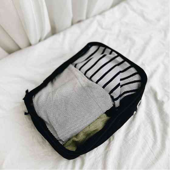 Сумка бавовняна для речей 35x25x12 TO WEAR (Чорний) Суми