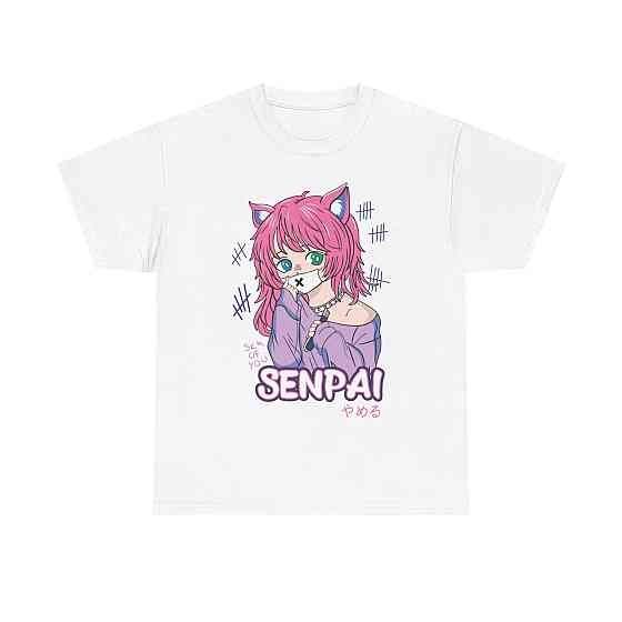 Футболка аниме Аниме Ваифу Материал Дарлинг оверсайз (S/M/L) Черний AnimeJ0221 Днепр