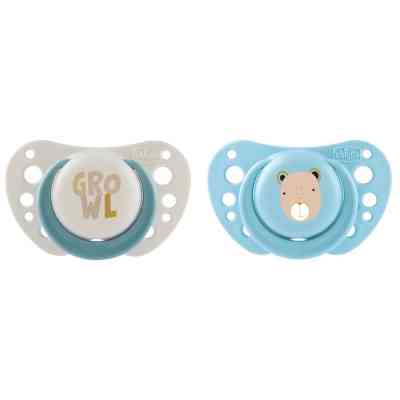 Пустышка Chicco Physioforma Air силиконовая от 2 до 6 месяцев Для мальчиков 2 шт (75031.32) Винница