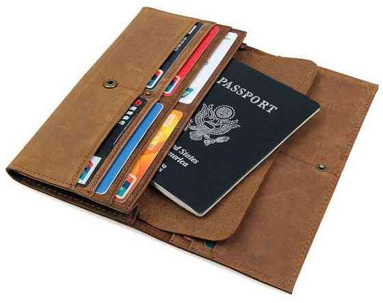 Гаманець Vintage 14406 Коричневий Київ