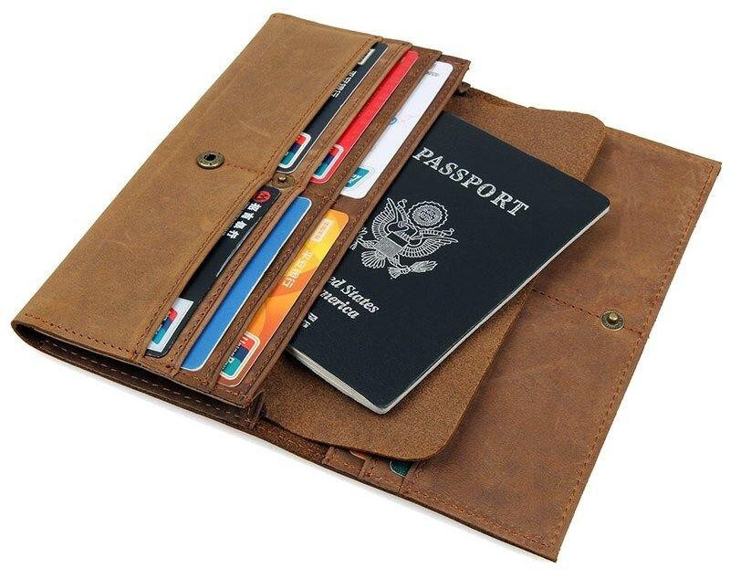 Кошелек Vintage 14406 Коричневый Киев - изображение 2