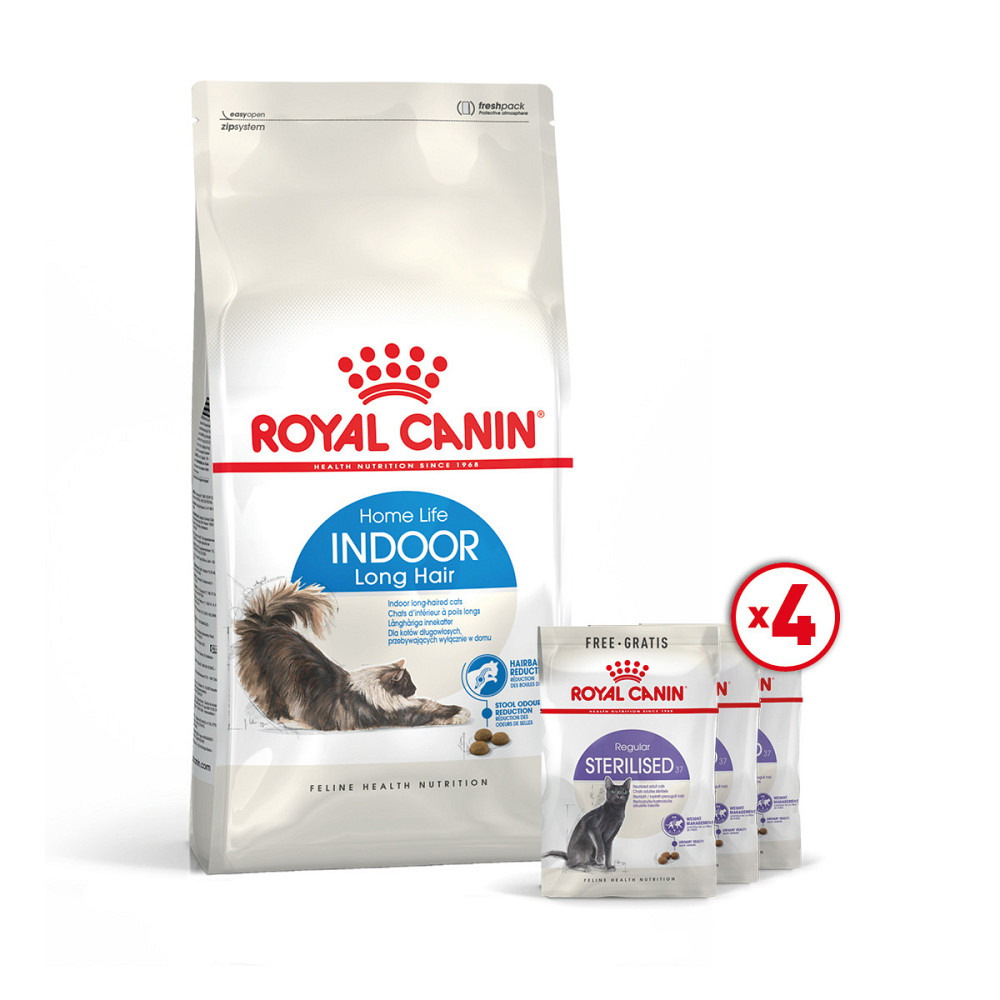 Корм для домашніх довгошерстих котів ROYAL CANIN INDOOR LONGHAIR 0.4 кг Київ - фото 1