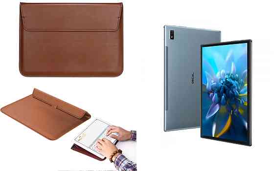 Чехол-конверт VitoCase для Blackview OSCAL PAD 8 LTE, с функцией подставки для планшета Коричневый Киев