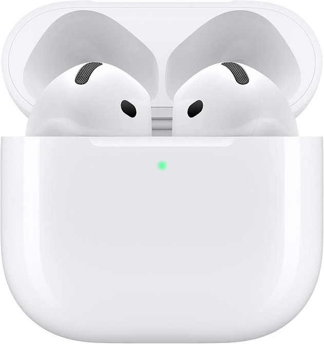 Беспроводные наушники Apple AirPods 4 с Bluetooth персонализированным 3D-аудио с кейсом USB-C чип H2 фирменные Киев - изображение 2