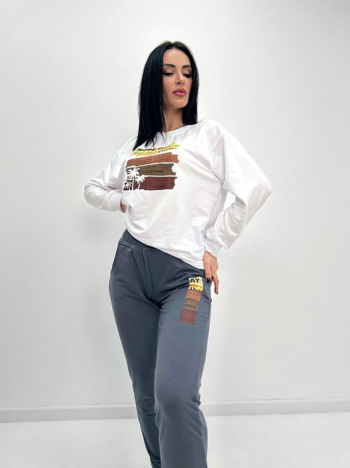 Трикотажный костюм с принтом Nopeday батал Киев - изображение 9