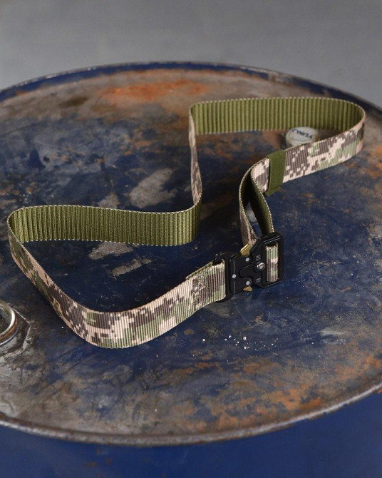 Тактичний ремень Cobra 140 см піксель ВТ1032 Одеса - фото 3
