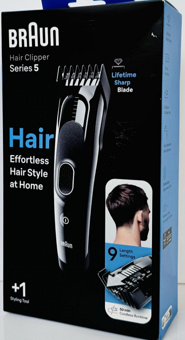 Машинка для стриження волосся: Braun HairClipper Series 5 HC5310. Київ - фото 2