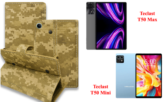 Книжка-трансформер для планшета Teclast T50 Max, Teclast T50 Mini, колір Black Pixel Київ