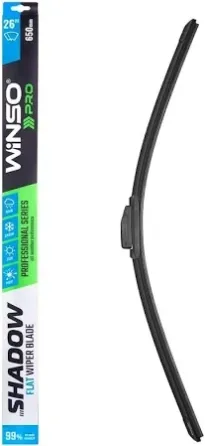 Безкаркасна щітка склоочисника WINSO PRO SHADOW 26" – Тиха робота, щільне прилягання, довговічність Ковель