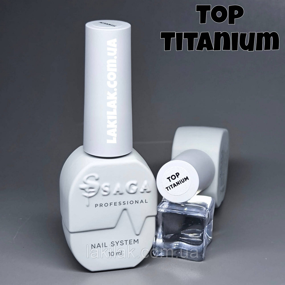 Топ SAGA Titanium без липкого шару 9мл (без УФ фільтру) Херсон - фото 1