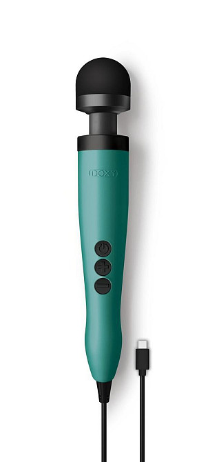 Вібромасажер DOXY3 USB-C Massager TURQUOISE Sex Aura Київ - фото 4