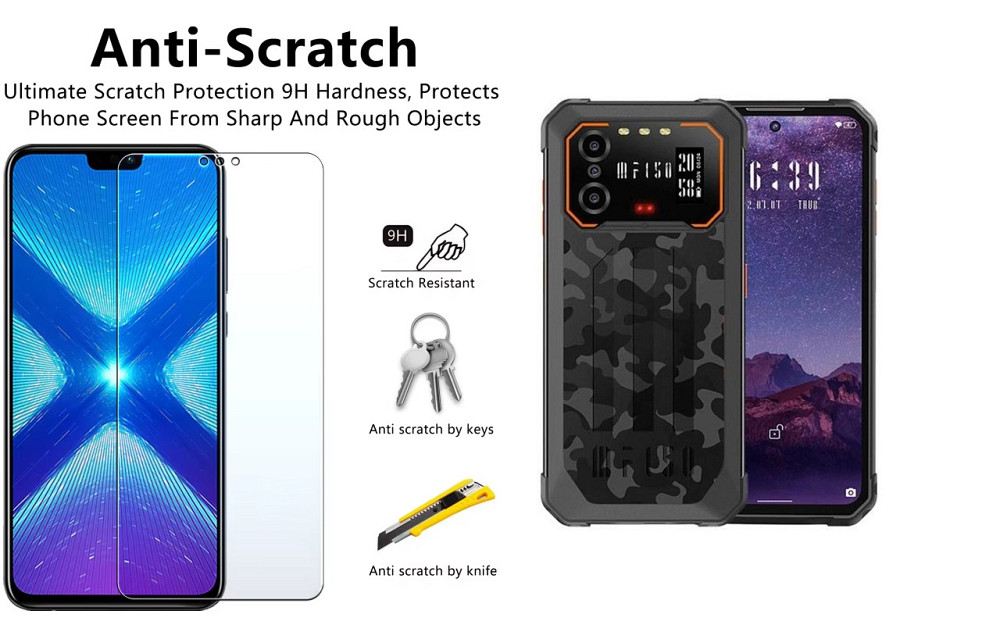 Захисне скло NeoGlass для Oukitel F150 B1 Pro – надпрозоре та стійке Київ - фото 1