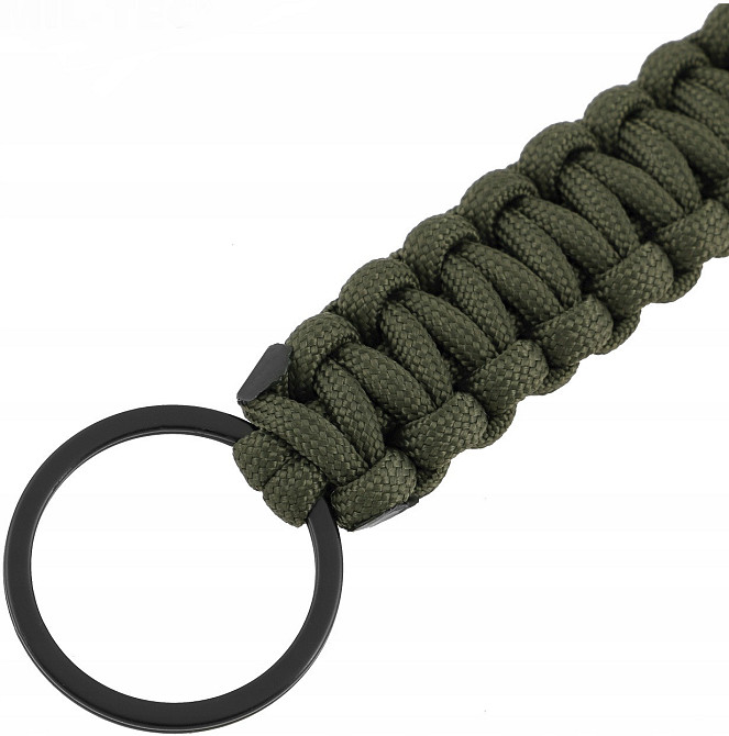 Брелок из паракорда с карабином для ключей Mil-Tec от Sturm (15908001) Olive Нововолынск - изображение 5