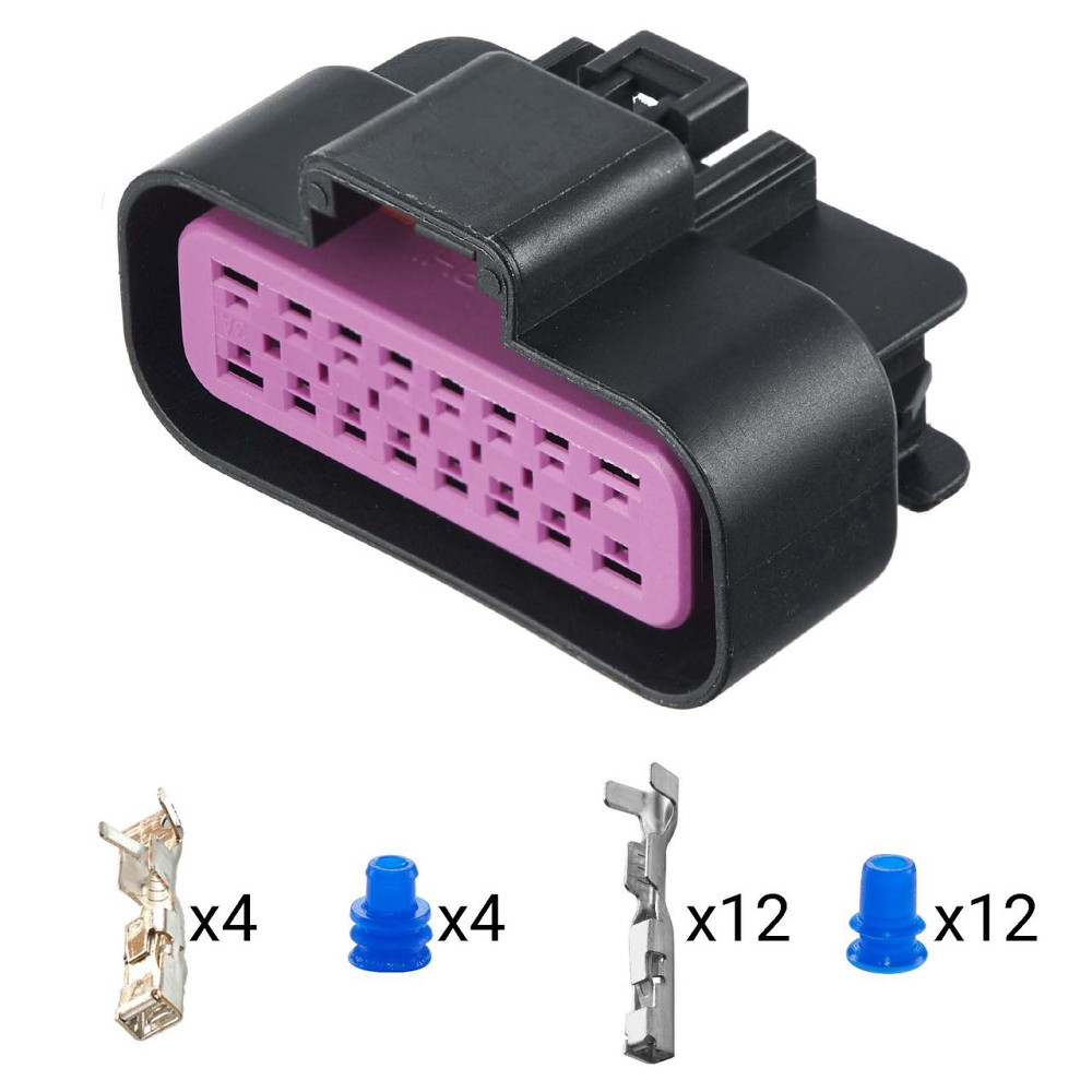 Роз'єм конектор 16-кон., 15326084, APTIV (Delphi) Америка, Корея, Японія, Америка, Buick, Cadillac, Chevrolet, Daewoo, GMC 41357 Київ - фото 1