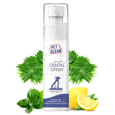 Спрей для тварин Pet Clean DENTAL SPRAY для гігієни порожнини рота і підтримки здоров'я зубів 100 мл (8939117888664) Вінниця - фото 1