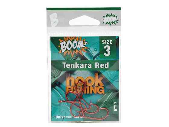 Гачок для мирної риби Tenkara Red №3 (7 шт/уп) (RED) ТМ BOOM Київ