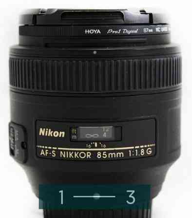Объектив AF-S NIKKOR 85mm 1:1.8G. Киев