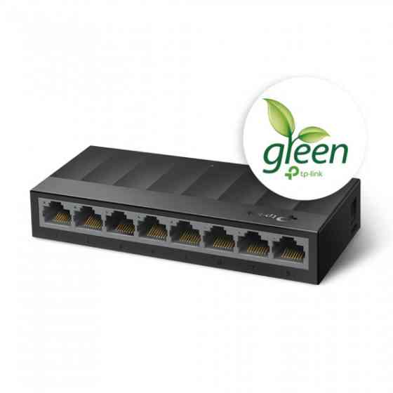 Комутатор TP-Link LiteWave LS1008G, 8xGE, некерований, настільний (LS1008G) Киев