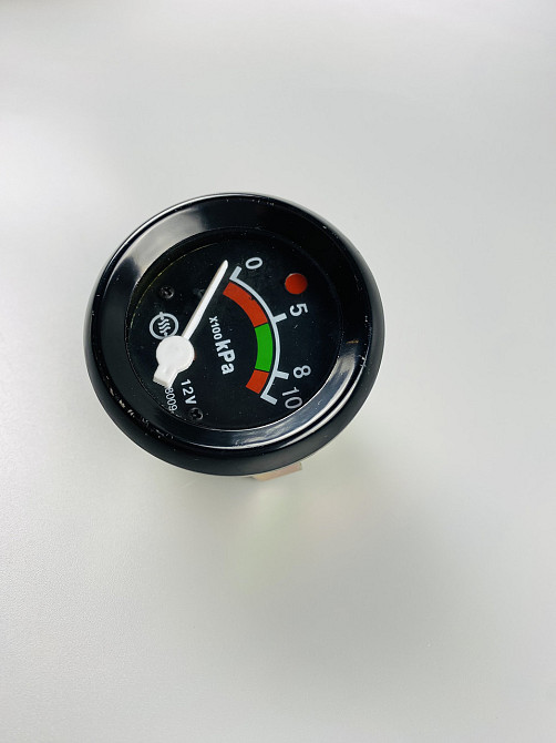 Покажчик тиску олії трактора МТЗ датчик манометр механічний 12В 0 - 10 атм Мукачево - фото 5