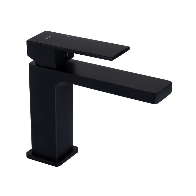 Змішувач для раковини Qtap Gemini QTGEM270BLM45674 Black Matt чорний Київ - фото 1
