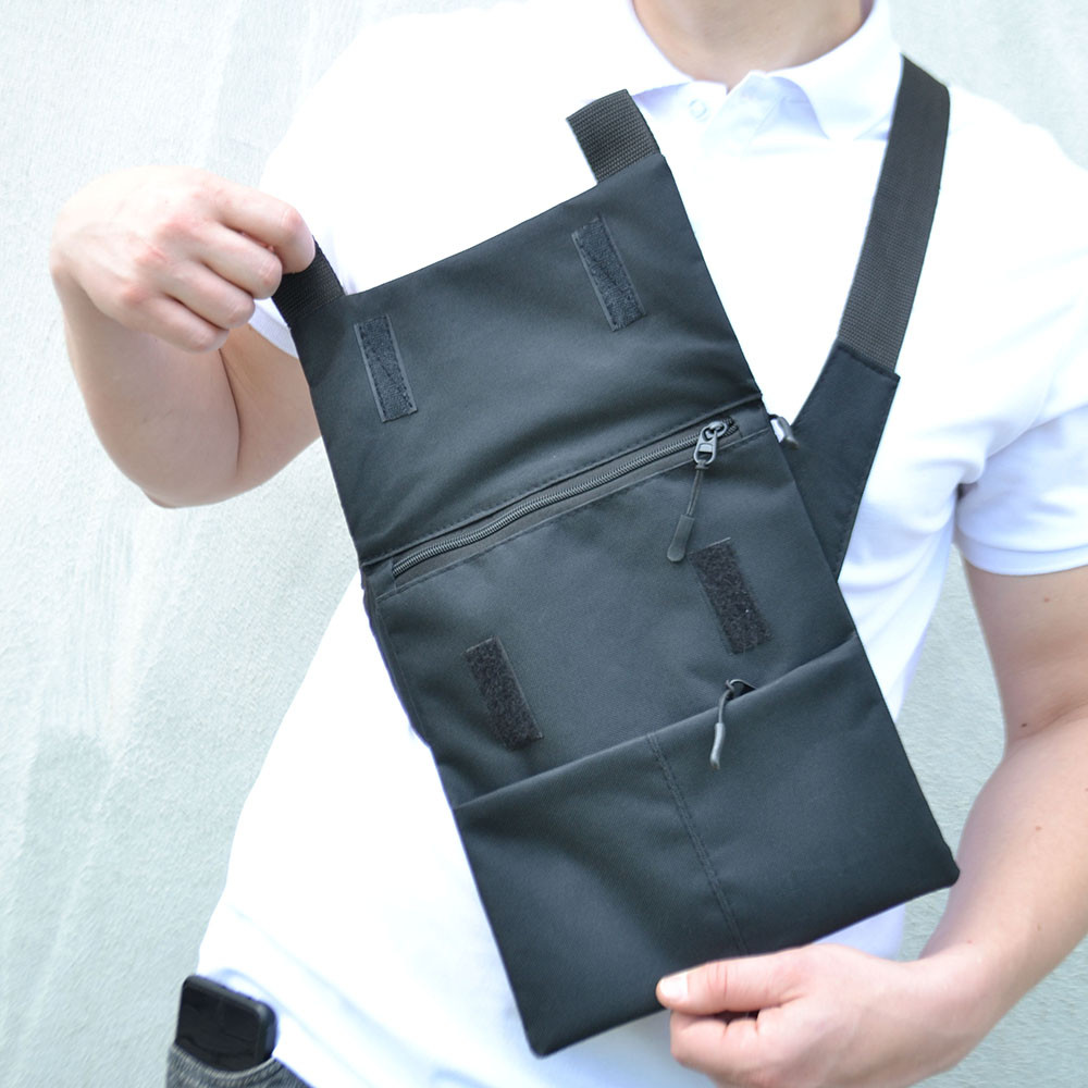 Чоловічі сумки через плече, Сумка нагрудна водонепроникна, Сумка у військовому стилі на плечі AC-70 Львів - фото 8