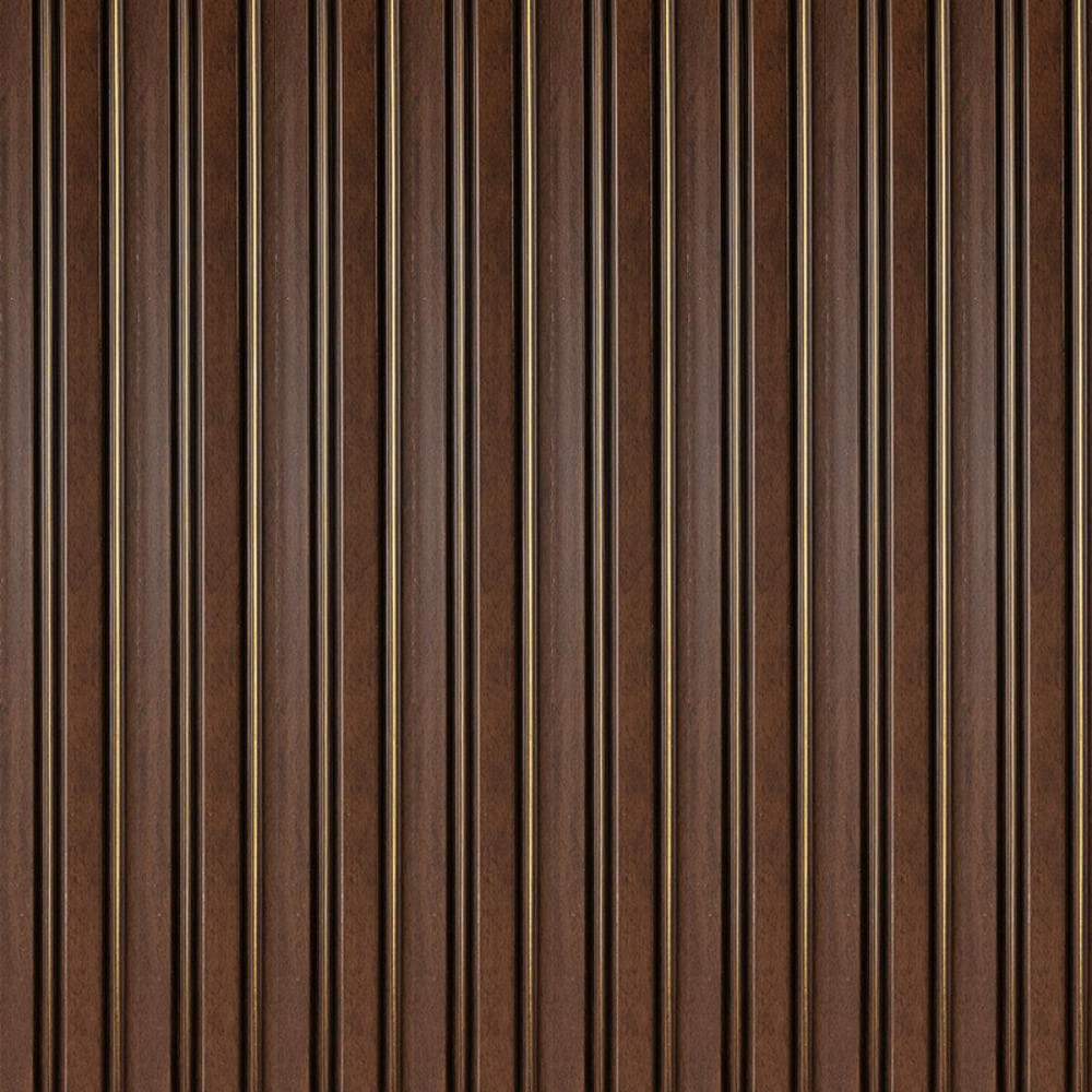 Рейка декоративная PS 2900х120х12мм Темный орех с золотом SW-00002131- Днепр - изображение 6