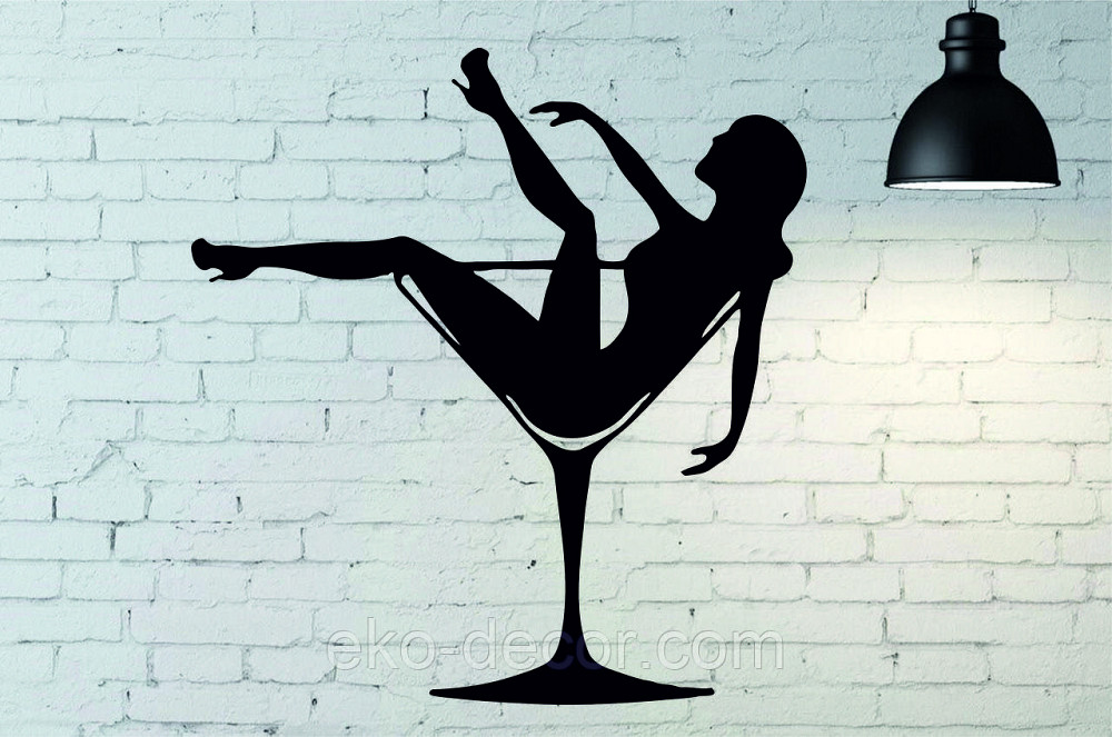 Декоративное настенное Панно «Девушка в бокале», Декор на стену Киев - изображение 9