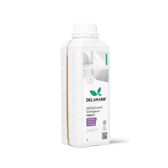 Засіб для миття підлоги лимонник та вербена DeLaMark 1 л Київ