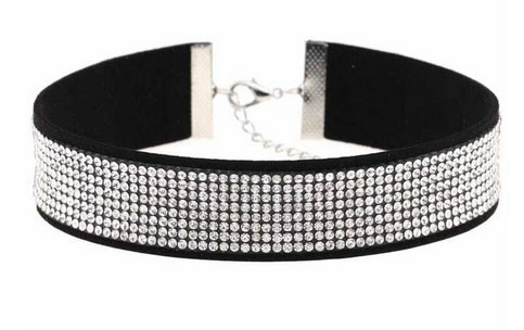 Чокер жіночий зі стразами трендовий Київ - фото 1