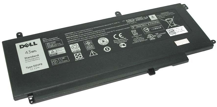 Аккумулятор для ноутбука Dell D2VF9 Inspiron 15 7547 11.1V Black 3800Ah Orig Вінниця - фото 1