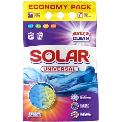 Стиральный порошок Solar Household Universal 2.4 кг (4820269930308) Винница - изображение 1