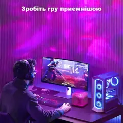 Ночной куб проектор северного сияния RGB Настольная лампа 4 цветов. Проекция водяной волны. LED светильник от USB Коломия - фото 2