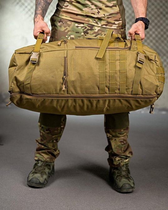 Тактичний рюкзак-баул X-TACTICAL coyot ПП4723 Одеса - фото 3