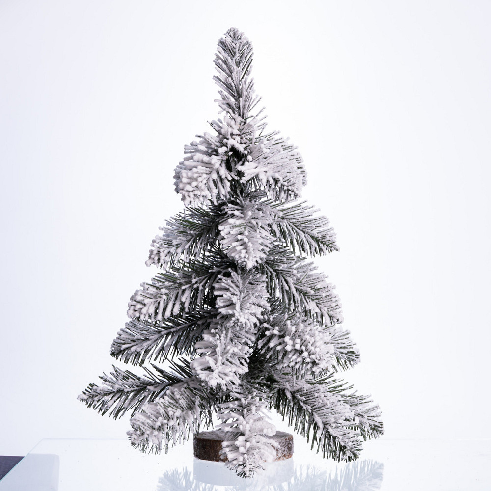 Lugi Штучна міні ялинка "Снігова королева" засніжена на пластиковій підставці 40 см SOK-M-05-1 Коломыя - изображение 6